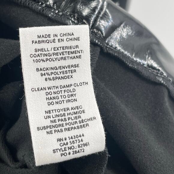 Avec Les Filles Dress SZ Small Faux Ever Leather One-Shoulder Bodycon Black NWT - Picture 16 of 16